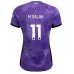 Tanie Strój piłkarski Liverpool Mohamed Salah #11 Koszulka Trzeciej dla damskie 2023-24 Krótkie Rękawy